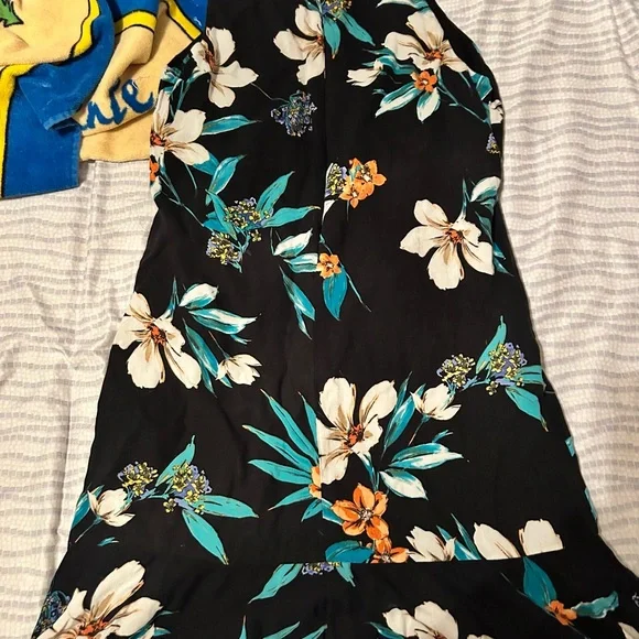Karen Kane Black And Blue Floral Sleeveless Dress For Women Size XS. - Picture 3 of 5